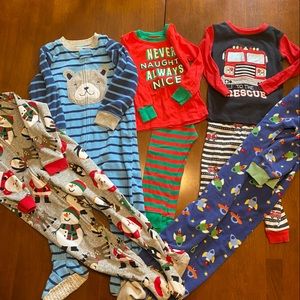5 sets of cold weather pajamas